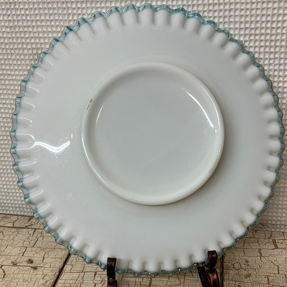 Fenton Aqua Crest plate - Picture 6 of 11